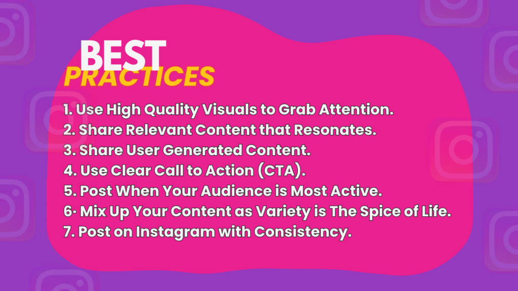 Best practices to use Instagram